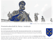 Tablet Screenshot of petrusbruderschaft.at